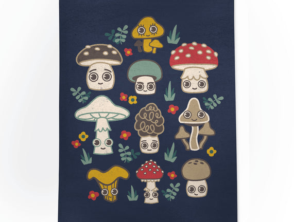 Kawaii Fungi Pattern