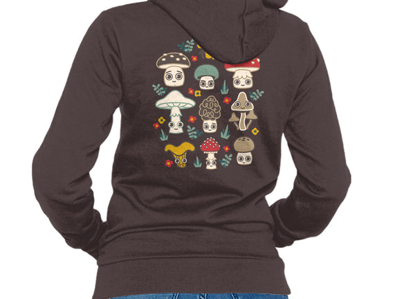 Kawaii Fungi Pattern