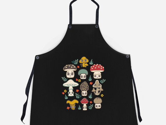 Kawaii Fungi Pattern