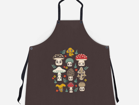 Kawaii Fungi Pattern