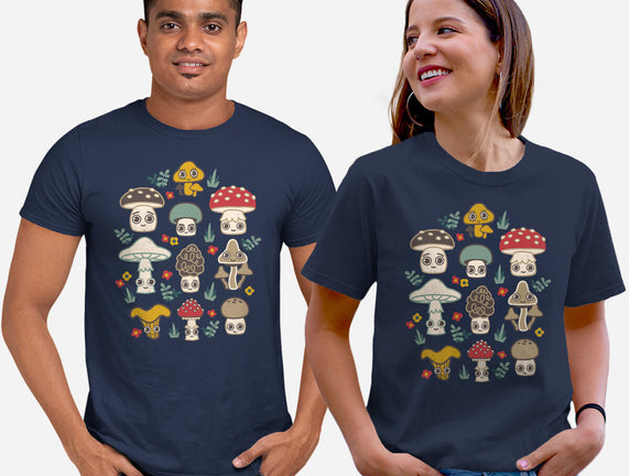 Kawaii Fungi Pattern