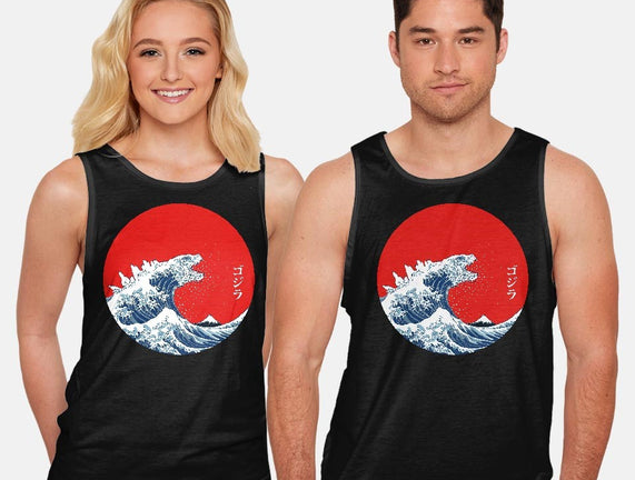 Hokusai Gojira-Variant