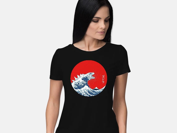 Hokusai Gojira-Variant