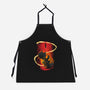 Wizard Vs Demon-Unisex-Kitchen-Apron-Art_Of_One