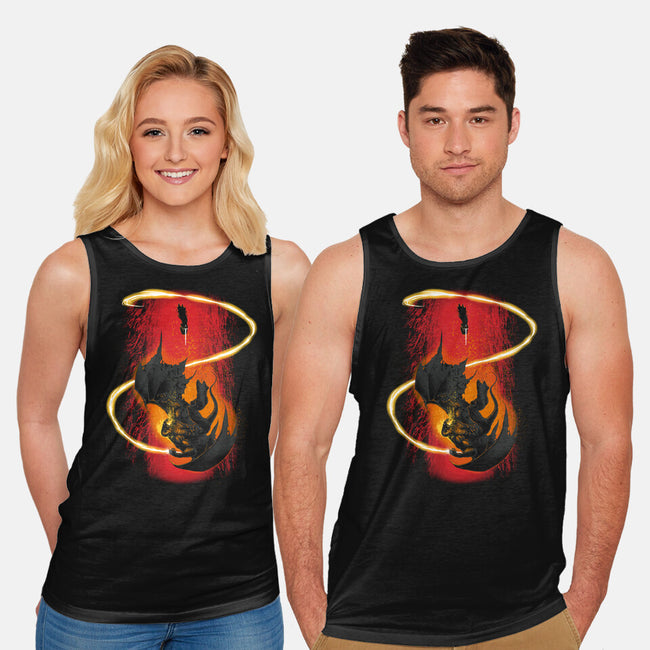 Wizard Vs Demon-Unisex-Basic-Tank-Art_Of_One