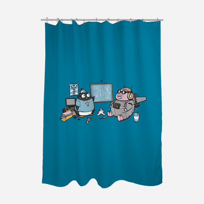 Flight Experiment-None-Polyester-Shower Curtain-pigboom