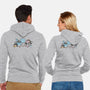 Flight Experiment-Unisex-Zip-Up-Sweatshirt-pigboom