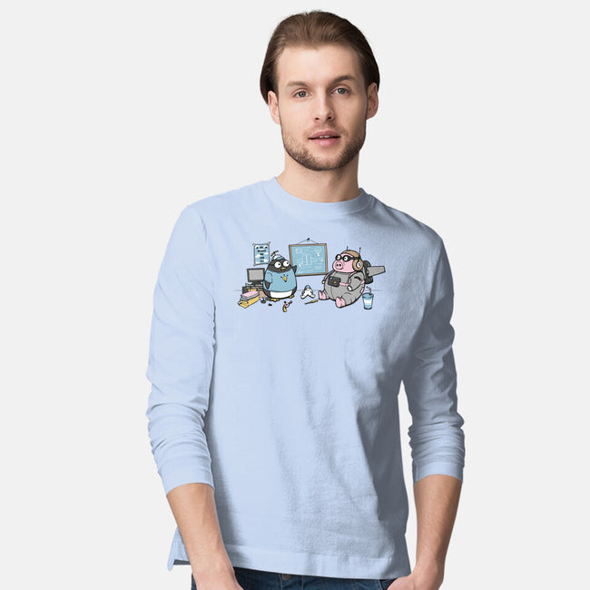 Flight Experiment-Mens-Long Sleeved-Tee-pigboom