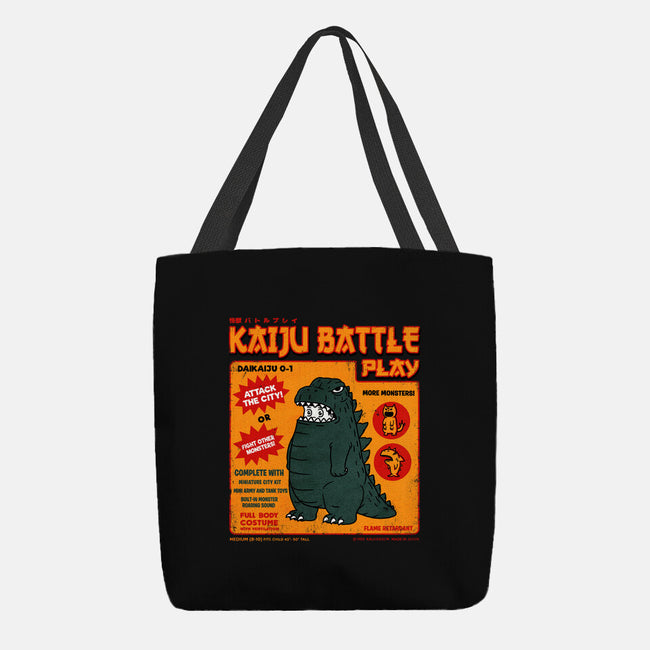 Kaiju Battle Player-None-Basic Tote-Bag-pigboom