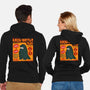 Kaiju Battle Player-Unisex-Zip-Up-Sweatshirt-pigboom