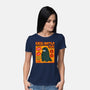 Kaiju Battle Player-Womens-Basic-Tee-pigboom