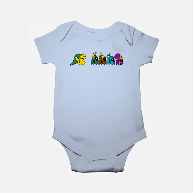 Poe In A Row-Baby-Basic-Onesie-Nerding Out Studio