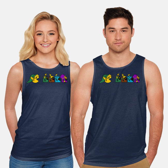 Poe In A Row-Unisex-Basic-Tank-Nerding Out Studio