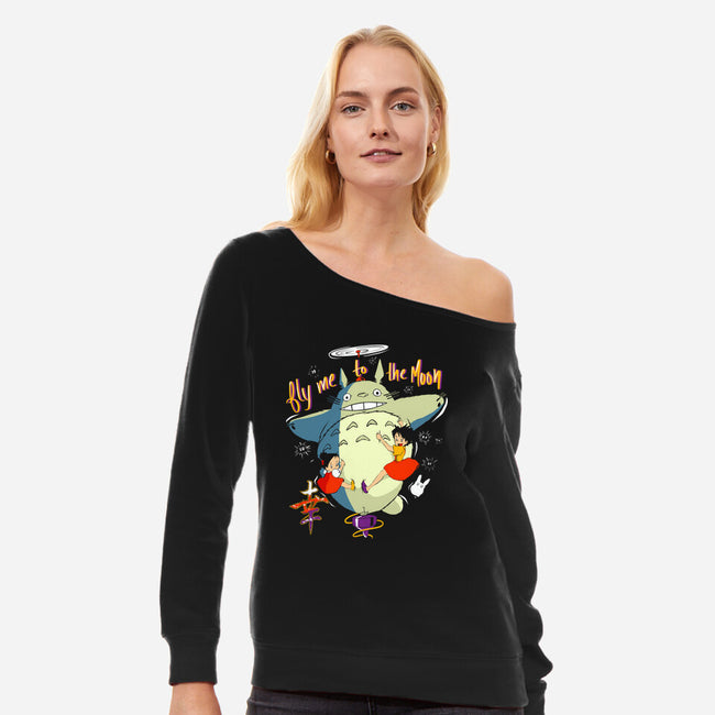 Fly Me To The Moon-Womens-Off Shoulder-Sweatshirt-Seeworm_21