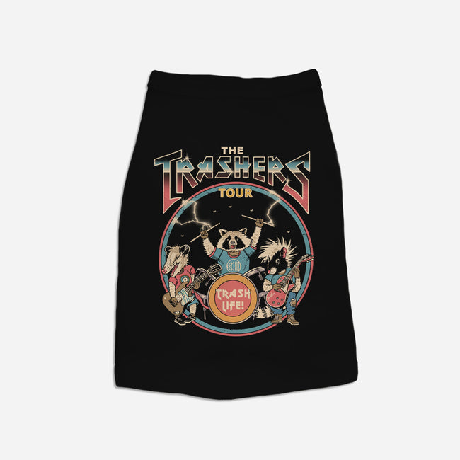 The Trashers Tour-Dog-Basic-Pet Tank-vp021