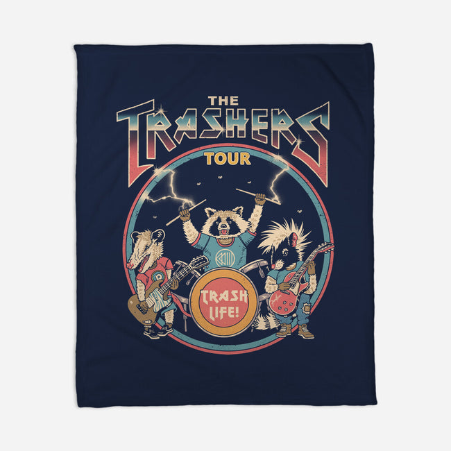 The Trashers Tour-None-Fleece-Blanket-vp021