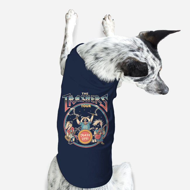 The Trashers Tour-Dog-Basic-Pet Tank-vp021