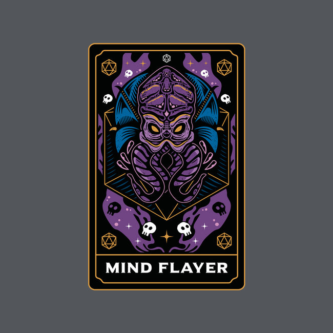 Mind Flayer Tarot Card-None-Polyester-Shower Curtain-Logozaste