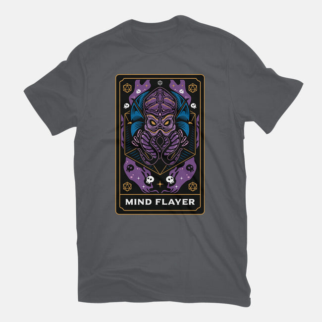 Mind Flayer Tarot Card-Mens-Heavyweight-Tee-Logozaste