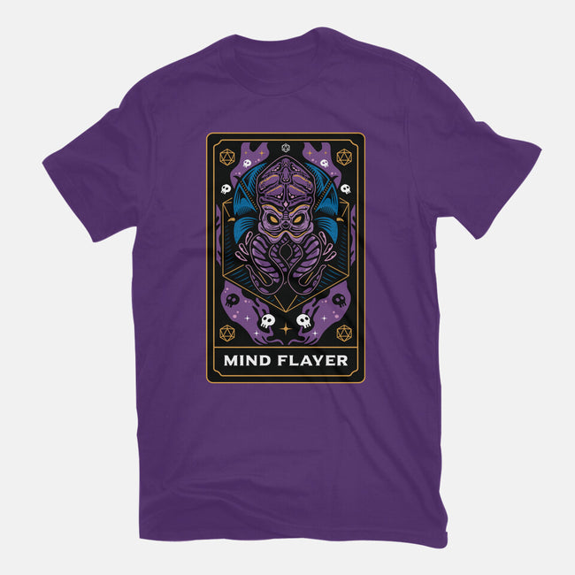 Mind Flayer Tarot Card-Youth-Basic-Tee-Logozaste