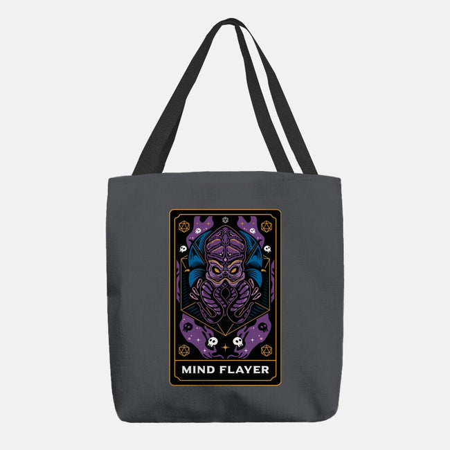 Mind Flayer Tarot Card-None-Basic Tote-Bag-Logozaste