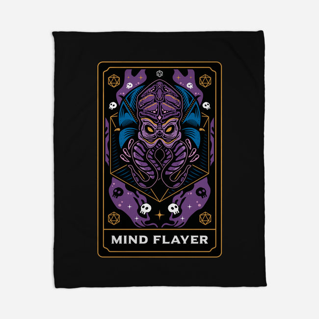 Mind Flayer Tarot Card-None-Fleece-Blanket-Logozaste