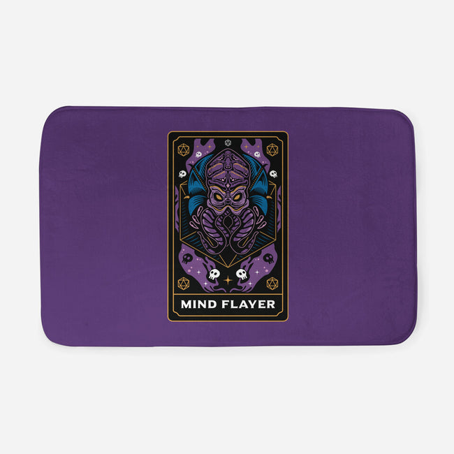 Mind Flayer Tarot Card-None-Memory Foam-Bath Mat-Logozaste