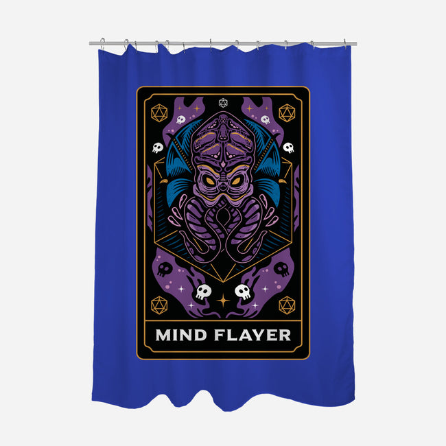 Mind Flayer Tarot Card-None-Polyester-Shower Curtain-Logozaste