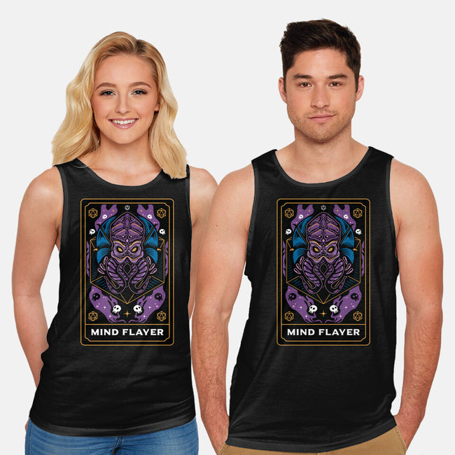 Mind Flayer Tarot Card-Unisex-Basic-Tank-Logozaste