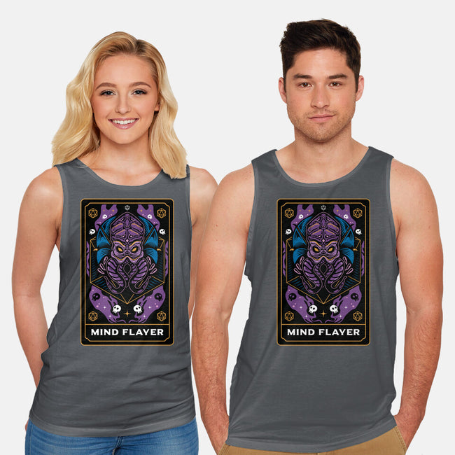 Mind Flayer Tarot Card-Unisex-Basic-Tank-Logozaste