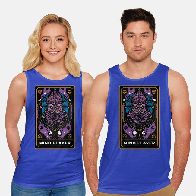 Mind Flayer Tarot Card-Unisex-Basic-Tank-Logozaste