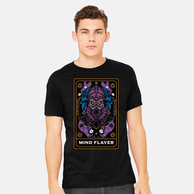 Mind Flayer Tarot Card-Mens-Heavyweight-Tee-Logozaste