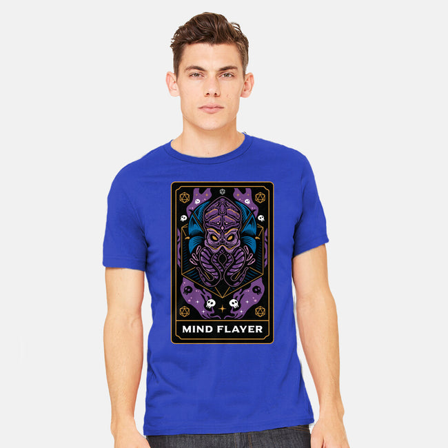 Mind Flayer Tarot Card-Mens-Heavyweight-Tee-Logozaste