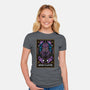 Mind Flayer Tarot Card-Womens-Fitted-Tee-Logozaste