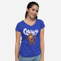 Chewy-Womens-V-Neck-Tee-Davo