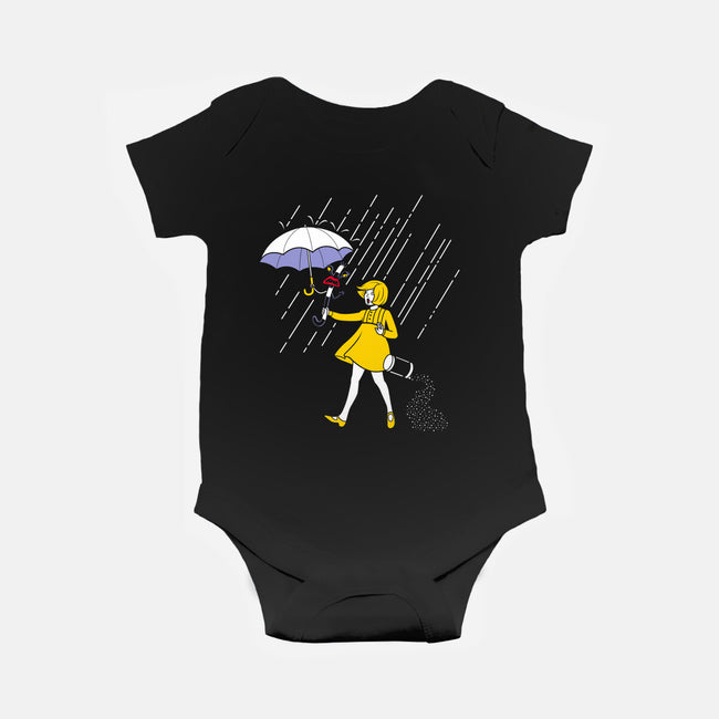 Salt Scared Girl-Baby-Basic-Onesie-Raffiti