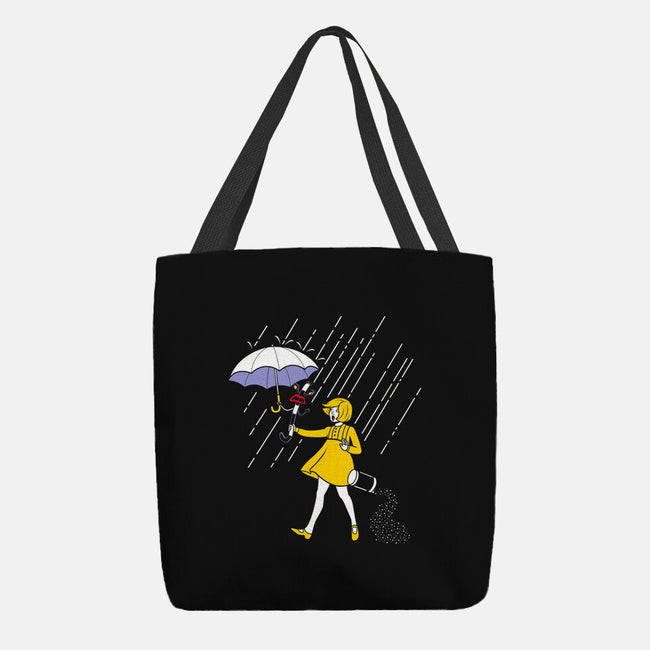 Salt Scared Girl-None-Basic Tote-Bag-Raffiti