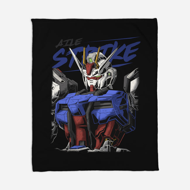 Gundam Strike-None-Fleece-Blanket-DancingHorse