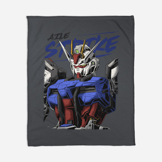 Gundam Strike-None-Fleece-Blanket-DancingHorse