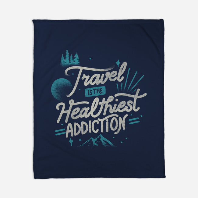 The Healthiest Addiction-None-Fleece-Blanket-tobefonseca