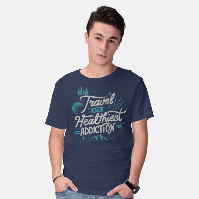 The Healthiest Addiction-Mens-Basic-Tee-tobefonseca