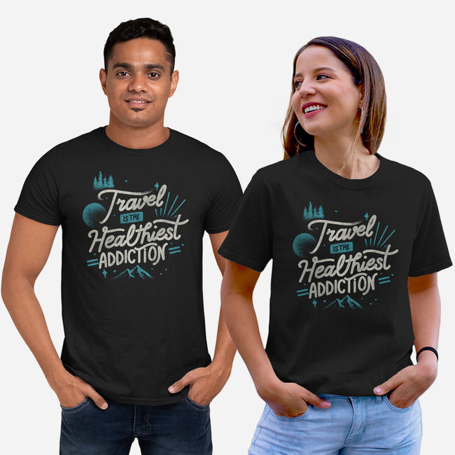 The Healthiest Addiction-Unisex-Basic-Tee-tobefonseca