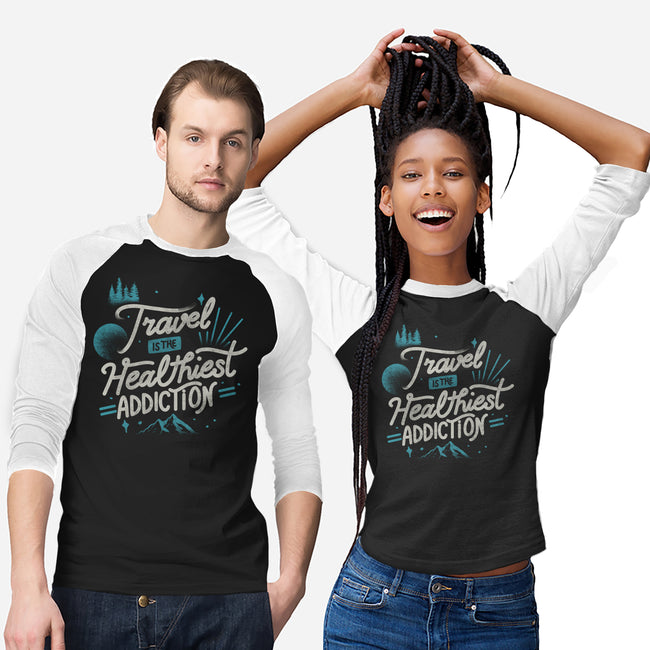 The Healthiest Addiction-Unisex-Baseball-Tee-tobefonseca