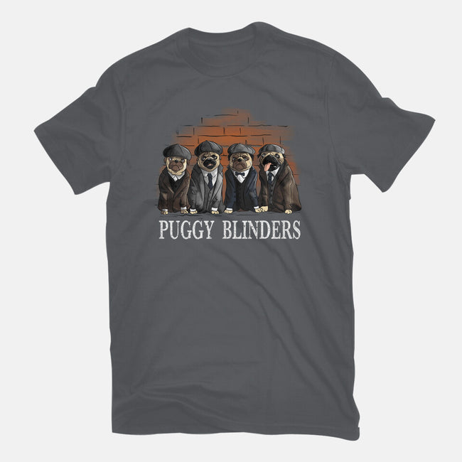 Puggy Blinders-Womens-Fitted-Tee-fanfabio