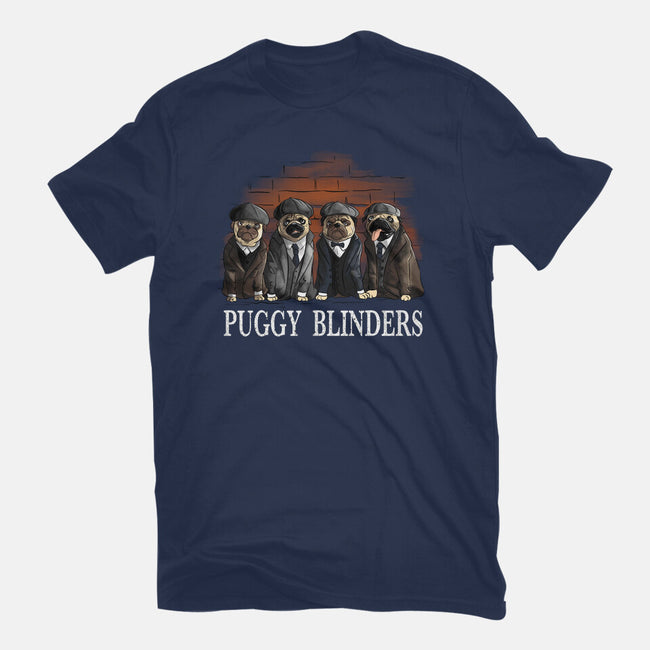 Puggy Blinders-Womens-Basic-Tee-fanfabio