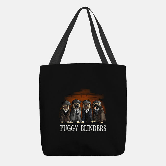 Puggy Blinders-None-Basic Tote-Bag-fanfabio