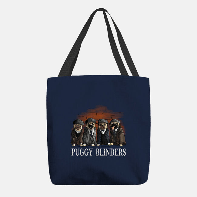 Puggy Blinders-None-Basic Tote-Bag-fanfabio