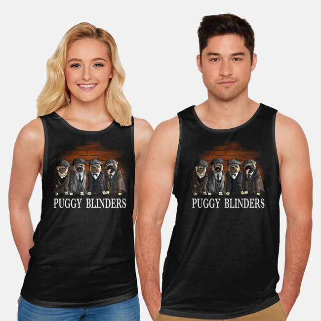 Puggy Blinders-Unisex-Basic-Tank-fanfabio