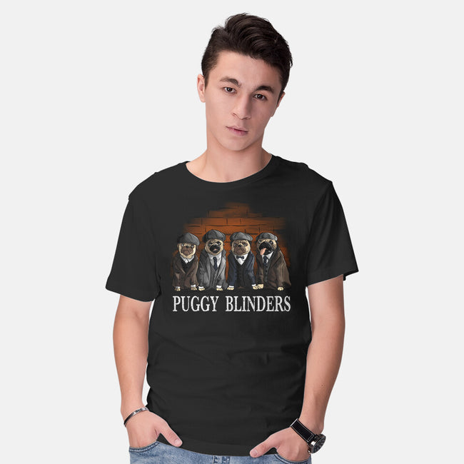 Puggy Blinders-Mens-Basic-Tee-fanfabio