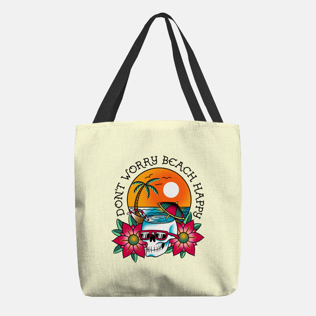 Don't Worry Beach Happy-None-Basic Tote-Bag-sachpica